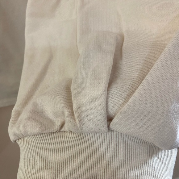 Ava and Viv Mock Neck Cream Sweatshirt size 3XL - Picture 3 of 6